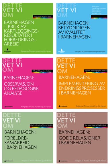 Dette vet vi om - Barnehagen - Samlepakke 1