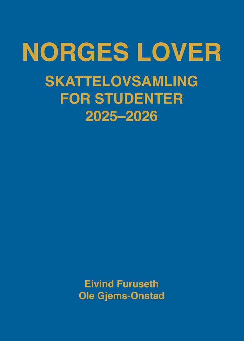 Norges lover : skattelovsamling for studenter 2025-2026